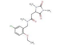 N-(5-chloro-2-ethoxybenzyl)-2-(1,3-dimethyl-2,5-dioxo-4-imidazolidinyl)-N-methylacetamide