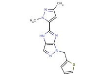 5-(1,3-dimethyl-1H-pyrazol-5-yl)-1-(2-thienylmethyl)-1,4-dihydroimidazo[4,5-c]pyrazole trifluoroacetate