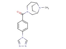 (1R*,6S*)-9-methyl-3-[4-(4H-1,2,4-triazol-4-yl)benzoyl]-3,9-diazabicyclo[4.2.1]nonane