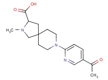 8-(5-acetyl-2-pyridinyl)-2-methyl-2,8-diazaspiro[4.5]decane-3-carboxylic acid