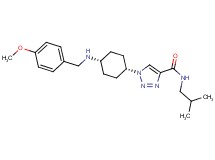 N-isobutyl-1-{cis-4-[(4-methoxybenzyl)amino]cyclohexyl}-1H-1,2,3-triazole-4-carboxamide