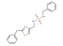 N-benzyl-N'-[(2-benzyl-1,3-thiazol-4-yl)methyl]sulfamide