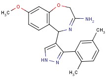5-[3-(2,5-dimethylphenyl)-1H-pyrazol-4-yl]-8-methoxy-2,5-dihydro-1,4-benzoxazepin-3-amine