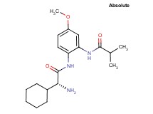 N-(2-{[(2R)-2-amino-2-cyclohexylacetyl]amino}-5-methoxyphenyl)-2-methylpropanamide hydrochloride