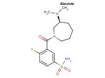 3-{[(3S)-3-(dimethylamino)azepan-1-yl]carbonyl}-4-fluorobenzenesulfonamide