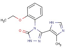 4-(2-ethoxyphenyl)-5-(4-methyl-1H-imidazol-5-yl)-2,4-dihydro-3H-1,2,4-triazol-3-one