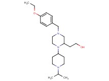 2-[4-(4-ethoxybenzyl)-1-(1-isopropyl-4-piperidinyl)-2-piperazinyl]ethanol