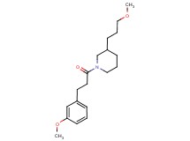 1-[3-(3-methoxyphenyl)propanoyl]-3-(3-methoxypropyl)piperidine