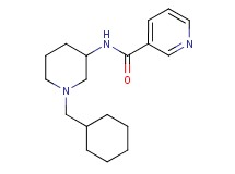 N-[1-(cyclohexylmethyl)-3-piperidinyl]nicotinamide