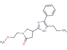 1-(2-methoxyethyl)-4-(4-phenyl-5-propyl-1H-imidazol-2-yl)-2-pyrrolidinone