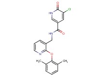 5-chloro-N-{[2-(2,6-dimethylphenoxy)pyridin-3-yl]methyl}-6-oxo-1,6-dihydropyridine-3-carboxamide