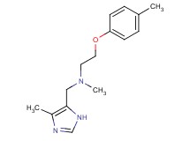 N-methyl-N-[(4-methyl-1H-imidazol-5-yl)methyl]-2-(4-methylphenoxy)ethanamine
