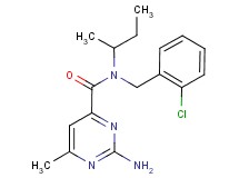 2-amino-N-(sec-butyl)-N-(2-chlorobenzyl)-6-methylpyrimidine-4-carboxamide