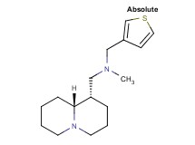 N-methyl-1-[(1S,9aR)-octahydro-2H-quinolizin-1-yl]-N-(3-thienylmethyl)methanamine