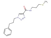 N-[3-(methylthio)propyl]-1-(3-phenylpropyl)-1H-1,2,3-triazole-4-carboxamide