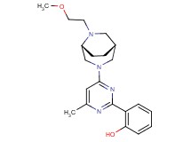 2-{4-[(1R*,5R*)-6-(2-methoxyethyl)-3,6-diazabicyclo[3.2.2]non-3-yl]-6-methylpyrimidin-2-yl}phenol