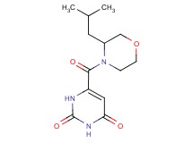 6-[(3-isobutylmorpholin-4-yl)carbonyl]pyrimidine-2,4(1H,3H)-dione