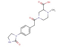 1-methyl-4-{[4-(2-oxoimidazolidin-1-yl)phenyl]acetyl}piperazine-2-carboxylic acid