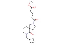 methyl 5-[7-(cyclobutylmethyl)-6-oxo-2,7-diazaspiro[4.5]dec-2-yl]-5-oxopentanoate