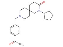 9-(4-acetylbenzyl)-2-cyclopentyl-2,9-diazaspiro[5.5]undecan-3-one