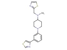 N-methyl-N-(1,3-thiazol-2-ylmethyl)-1-[3-(1,3-thiazol-4-yl)phenyl]-4-piperidinamine