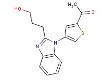 1-{4-[2-(3-hydroxypropyl)-1H-benzimidazol-1-yl]-2-thienyl}ethanone
