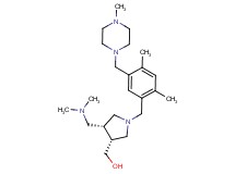 ((3R*,4R*)-4-[(dimethylamino)methyl]-1-{2,4-dimethyl-5-[(4-methylpiperazin-1-yl)methyl]benzyl}pyrrolidin-3-yl)methanol