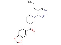 1,3-benzodioxol-5-yl[1-(5-propylpyrimidin-4-yl)piperidin-3-yl]methanone
