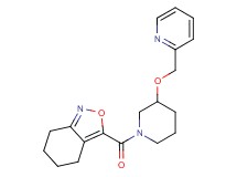 3-{[3-(pyridin-2-ylmethoxy)piperidin-1-yl]carbonyl}-4,5,6,7-tetrahydro-2,1-benzisoxazole