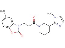 5-methyl-3-{3-[3-(1-methyl-1H-imidazol-2-yl)piperidin-1-yl]-3-oxopropyl}-1,3-benzoxazol-2(3H)-one