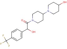 1'-{hydroxy[4-(trifluoromethyl)phenyl]acetyl}-1,4'-bipiperidin-4-ol