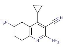 2,6-diamino-4-cyclopropyl-5,6,7,8-tetrahydroquinoline-3-carbonitrile