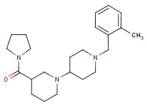 1'-(2-methylbenzyl)-3-(pyrrolidin-1-ylcarbonyl)-1,4'-bipiperidine