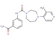 N-[3-(aminocarbonyl)phenyl]-4-(3-methylpyridin-4-yl)-1,4-diazepane-1-carboxamide