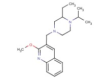 3-[(3-ethyl-4-isopropyl-1-piperazinyl)methyl]-2-methoxyquinoline