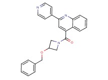 4-{[3-(benzyloxy)-1-azetidinyl]carbonyl}-2-(4-pyridinyl)quinoline