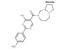 5-[(9aS)-hexahydro-1H-pyrrolo[1,2-a][1,4]diazepin-2(3H)-ylcarbonyl]-2-(4-methylphenyl)pyrimidin-4-ol