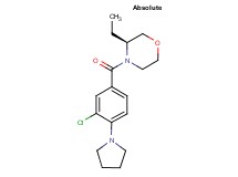 (3S)-4-(3-chloro-4-pyrrolidin-1-ylbenzoyl)-3-ethylmorpholine