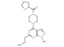 1-methyl-6-propyl-4-[4-(tetrahydro-2-furanylcarbonyl)-1-piperazinyl]-1H-pyrazolo[3,4-d]pyrimidine