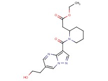 ethyl (1-{[6-(2-hydroxyethyl)pyrazolo[1,5-a]pyrimidin-3-yl]carbonyl}-2-piperidinyl)acetate