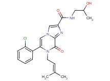 6-(2-chlorophenyl)-N-(2-hydroxypropyl)-7-(3-methylbut-2-en-1-yl)-8-oxo-7,8-dihydroimidazo[1,2-a]pyrazine-2-carboxamide