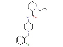 N-[1-(2-chlorobenzyl)piperidin-4-yl]-1-ethylpiperidine-2-carboxamide