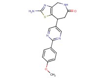 2-amino-8-[2-(4-methoxyphenyl)pyrimidin-5-yl]-4,5,7,8-tetrahydro-6H-[1,3]thiazolo[4,5-c]azepin-6-one