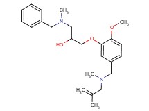 1-[benzyl(methyl)amino]-3-(2-methoxy-5-{[methyl(2-methyl-2-propen-1-yl)amino]methyl}phenoxy)-2-propanol
