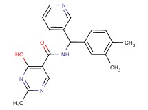 N-[(3,4-dimethylphenyl)(pyridin-3-yl)methyl]-4-hydroxy-2-methylpyrimidine-5-carboxamide