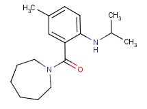2-(azepan-1-ylcarbonyl)-N-isopropyl-4-methylaniline