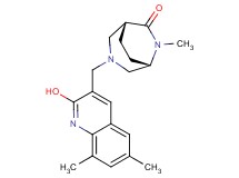 rel-(1R,5S)-3-[(2-hydroxy-6,8-dimethyl-3-quinolinyl)methyl]-6-methyl-3,6-diazabicyclo[3.2.2]nonan-7-one