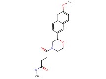 4-[2-(6-methoxy-2-naphthyl)morpholin-4-yl]-N-methyl-4-oxobutanamide