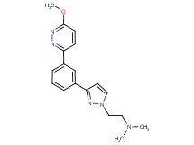 (2-{3-[3-(6-methoxy-3-pyridazinyl)phenyl]-1H-pyrazol-1-yl}ethyl)dimethylamine