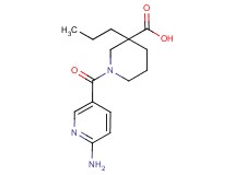 1-[(6-aminopyridin-3-yl)carbonyl]-3-propylpiperidine-3-carboxylic acid